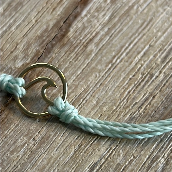 Pura Vida Bracelet Bundle Silver Shell Green Wave Gold Seed Bead Charm Rare Mint - Picture 4 of 8